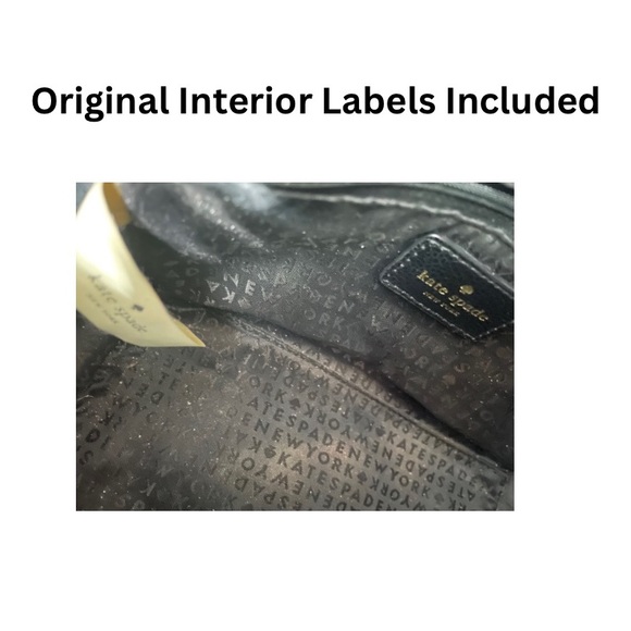 Kate Spade Patterson Drive Mini Kona Black Leather Zipper Satchel Messenger Bag - Picture 6 of 12